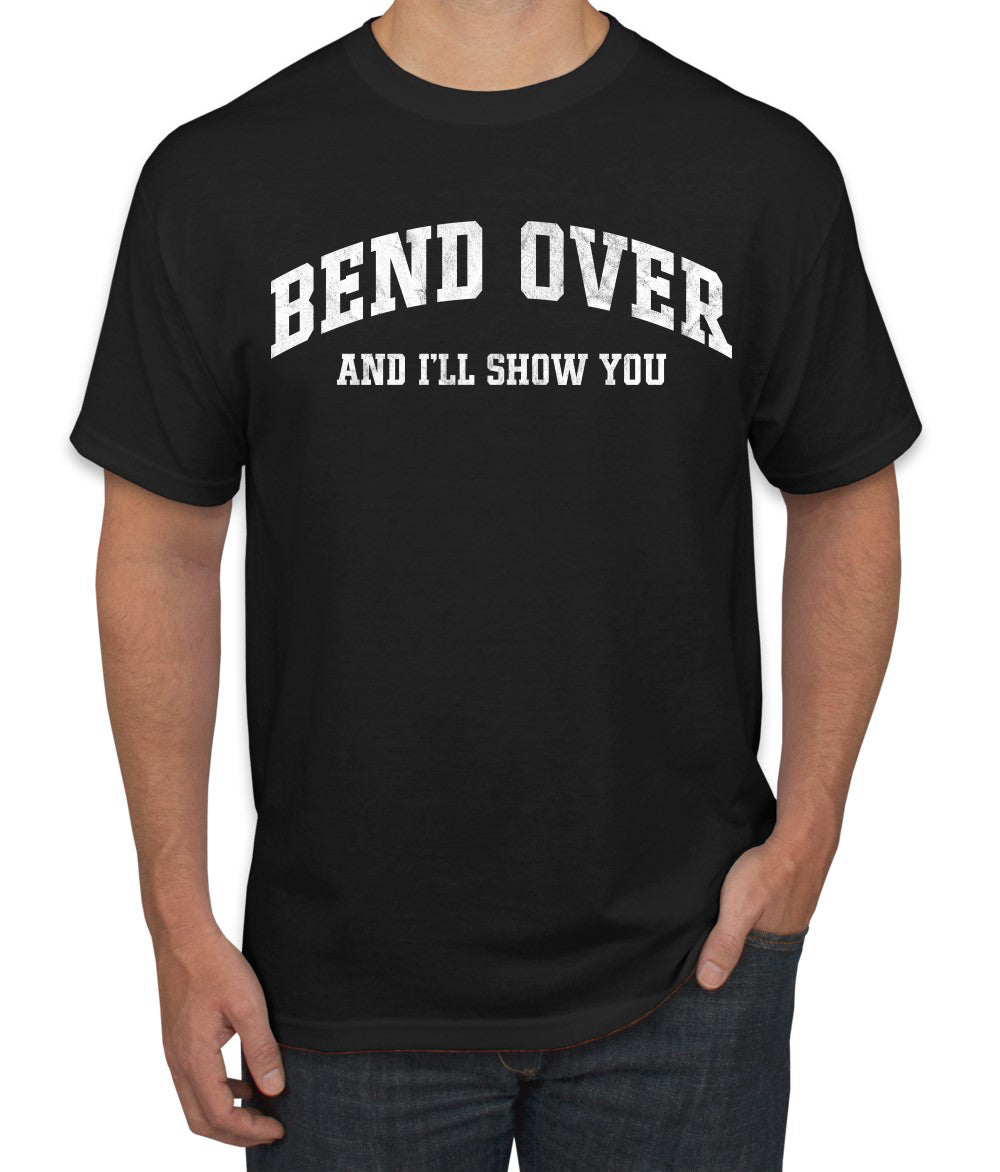 Vintage Movie Quote Bend Over And I'll Show You, Christmas Gifts, Funny Xmas Gift Idea, Ugly Christmas Sweater Men's T-Shirt