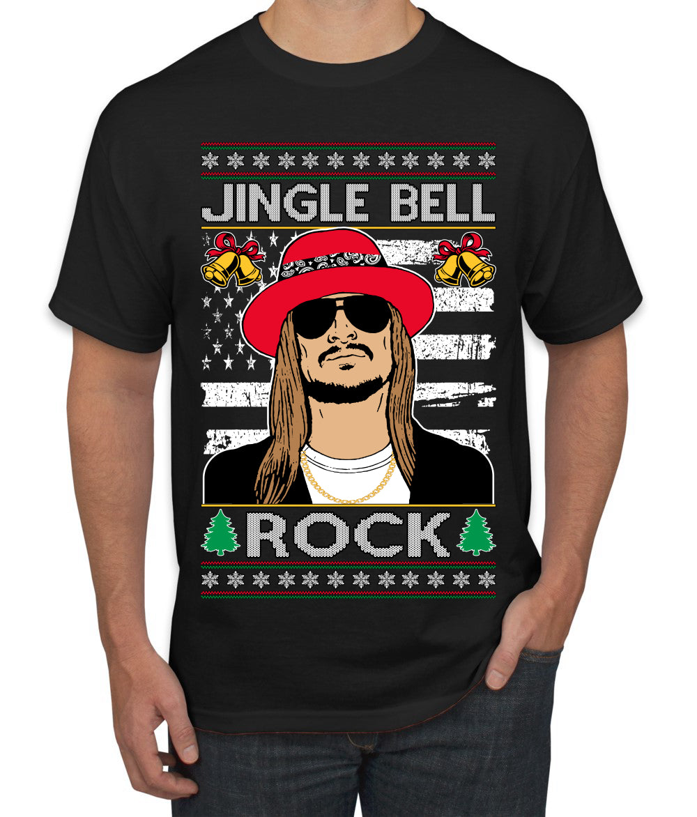 Kid RapperJingle Bell Rock  Country Music, Christmas Gifts, Funny Xmas Gift Idea Ugly Christmas Sweater Men's T-Shirt