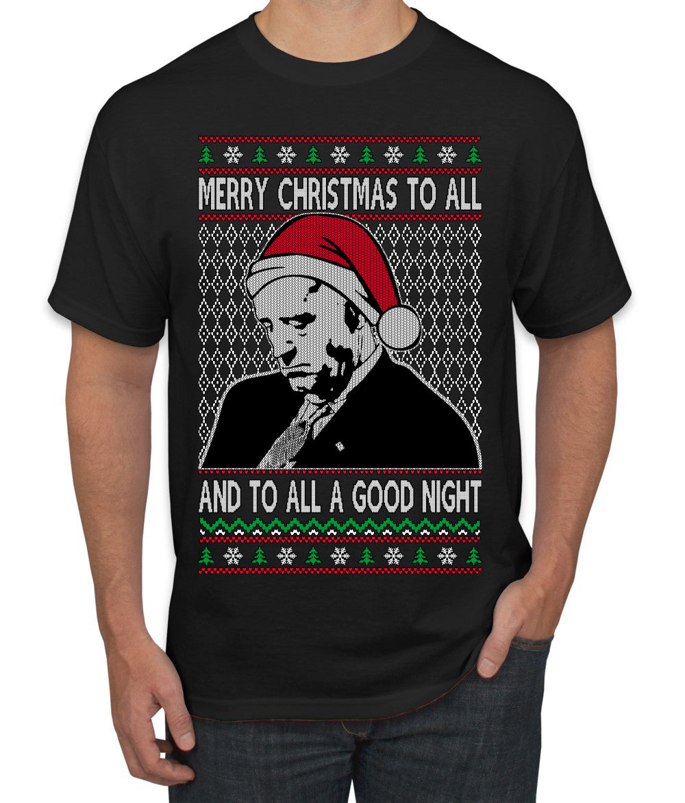 A Good Night Sleepy Joe Merry Xmas To All,Christmas Gifts, Funny Xmas Gift Idea, Ugly Christmas Sweater Men's T-Shirt