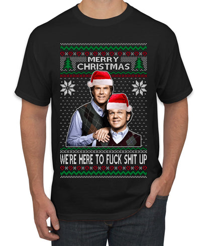 New Step Brothers Funny Movie Funny Movie, Christmas Gifts, Funny Xmas Gift Idea, Ugly Christmas Sweater Men's T-Shirt