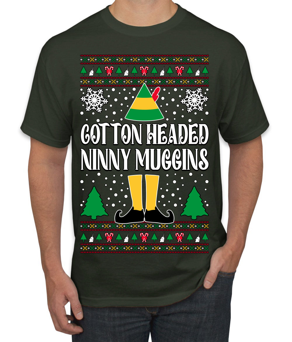 Cotton Headed Muggins Christmas Movie Quote, Christmas Gifts, Funny Xmas Gift Idea, Ugly Christmas Sweater Men's T-Shirt