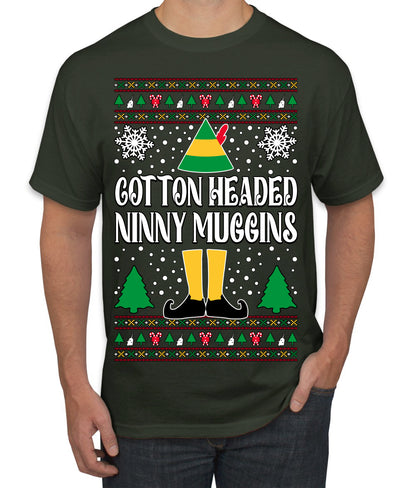 Cotton Headed Muggins Christmas Movie Quote, Christmas Gifts, Funny Xmas Gift Idea, Ugly Christmas Sweater Men's T-Shirt