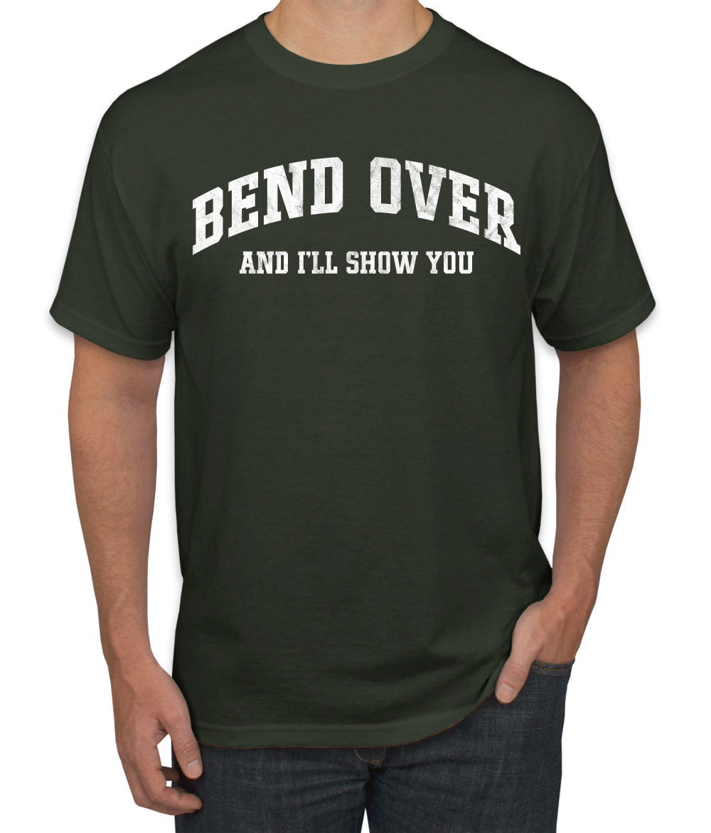 Vintage Movie Quote Bend Over And I'll Show You, Christmas Gifts, Funny Xmas Gift Idea, Ugly Christmas Sweater Men's T-Shirt
