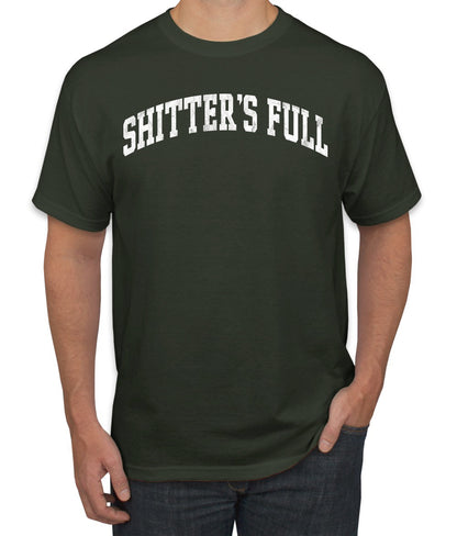 Vintage Movie Quote Shitter's Full, Christmas Gifts, Funny Xmas Gift Idea, Ugly Christmas Sweater Men's T-Shirt