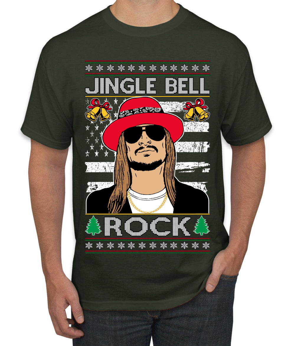 Kid RapperJingle Bell Rock  Country Music, Christmas Gifts, Funny Xmas Gift Idea Ugly Christmas Sweater Men's T-Shirt