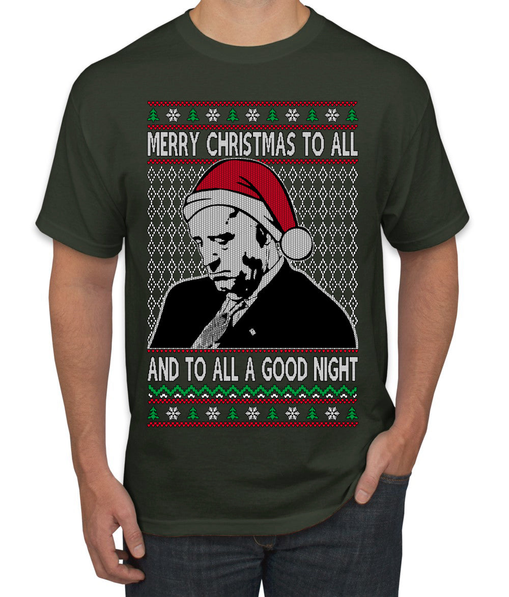 A Good Night Sleepy Joe Merry Xmas To All,Christmas Gifts, Funny Xmas Gift Idea, Ugly Christmas Sweater Men's T-Shirt