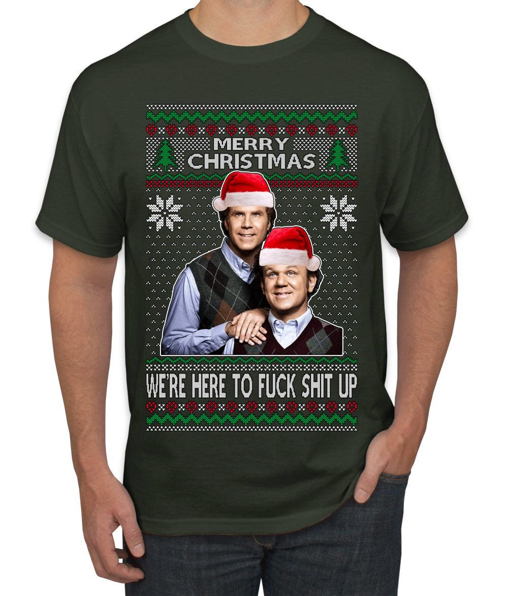 New Step Brothers Funny Movie Funny Movie, Christmas Gifts, Funny Xmas Gift Idea, Ugly Christmas Sweater Men's T-Shirt