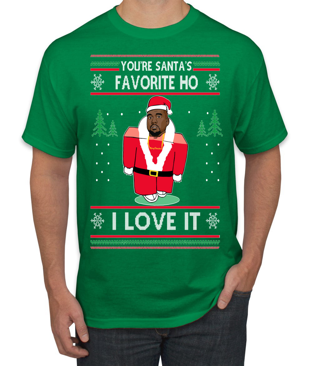 Santas Favorite Ho | Xmas Ye I Love It, Christmas Gifts, Funny Xmas Gift Idea, Ugly Christmas Sweater Men's T-Shirt