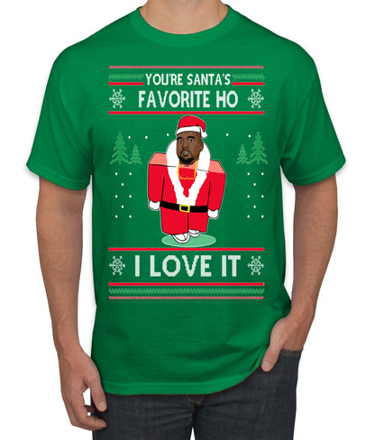 Santas Favorite Ho | Xmas Ye I Love It, Christmas Gifts, Funny Xmas Gift Idea, Ugly Christmas Sweater Men's T-Shirt