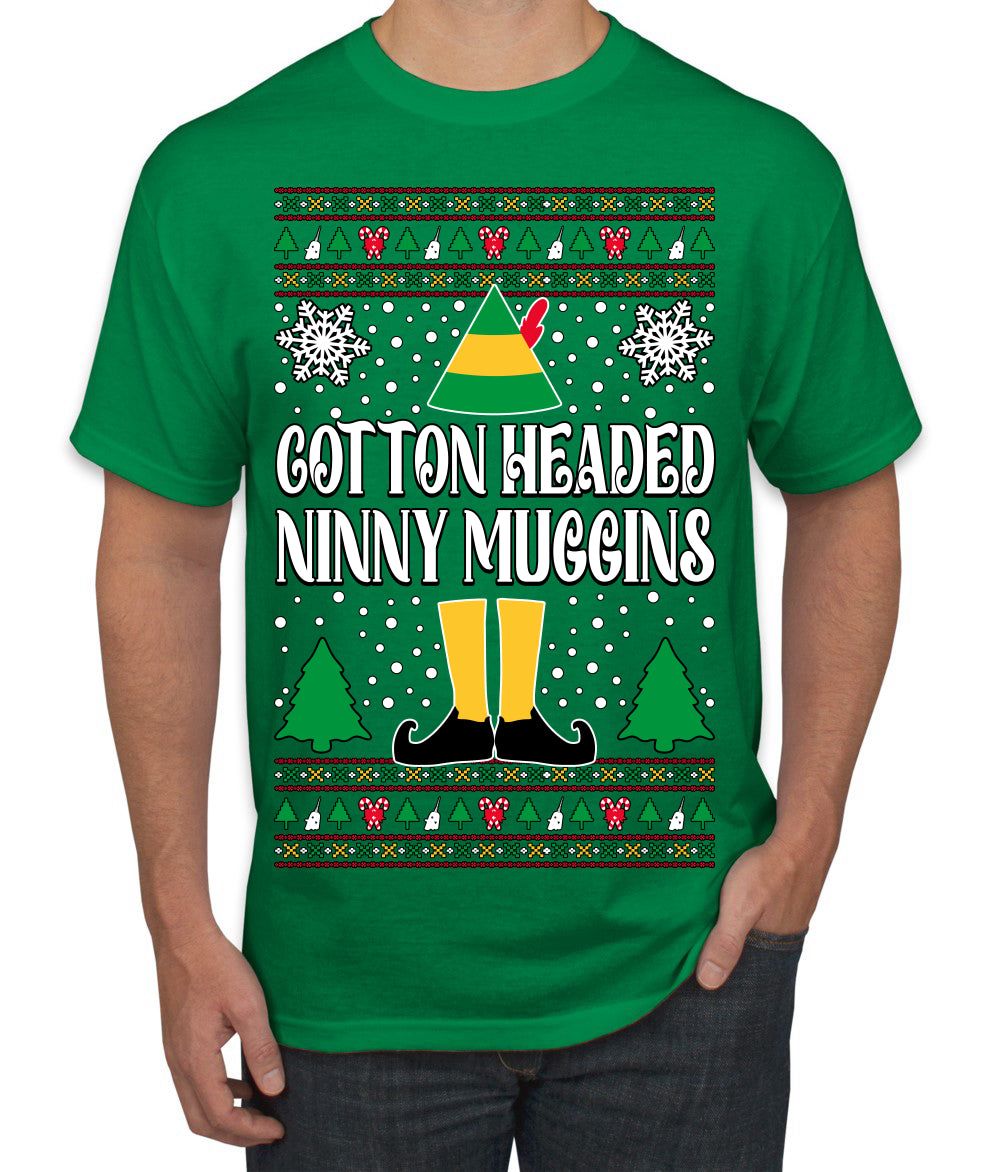 Cotton Headed Muggins Christmas Movie Quote, Christmas Gifts, Funny Xmas Gift Idea, Ugly Christmas Sweater Men's T-Shirt