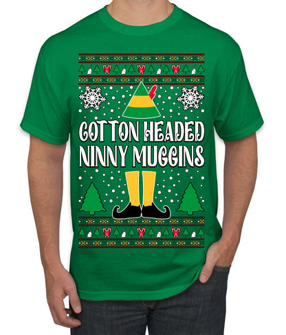 Cotton Headed Muggins Christmas Movie Quote, Christmas Gifts, Funny Xmas Gift Idea, Ugly Christmas Sweater Men's T-Shirt