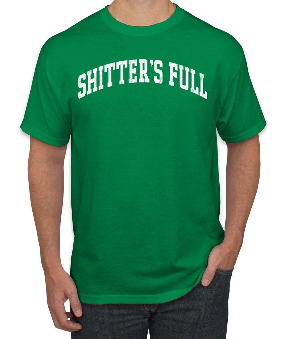 Vintage Movie Quote Shitter's Full, Christmas Gifts, Funny Xmas Gift Idea, Ugly Christmas Sweater Men's T-Shirt