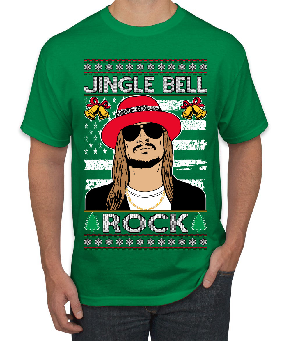 Kid RapperJingle Bell Rock  Country Music, Christmas Gifts, Funny Xmas Gift Idea Ugly Christmas Sweater Men's T-Shirt