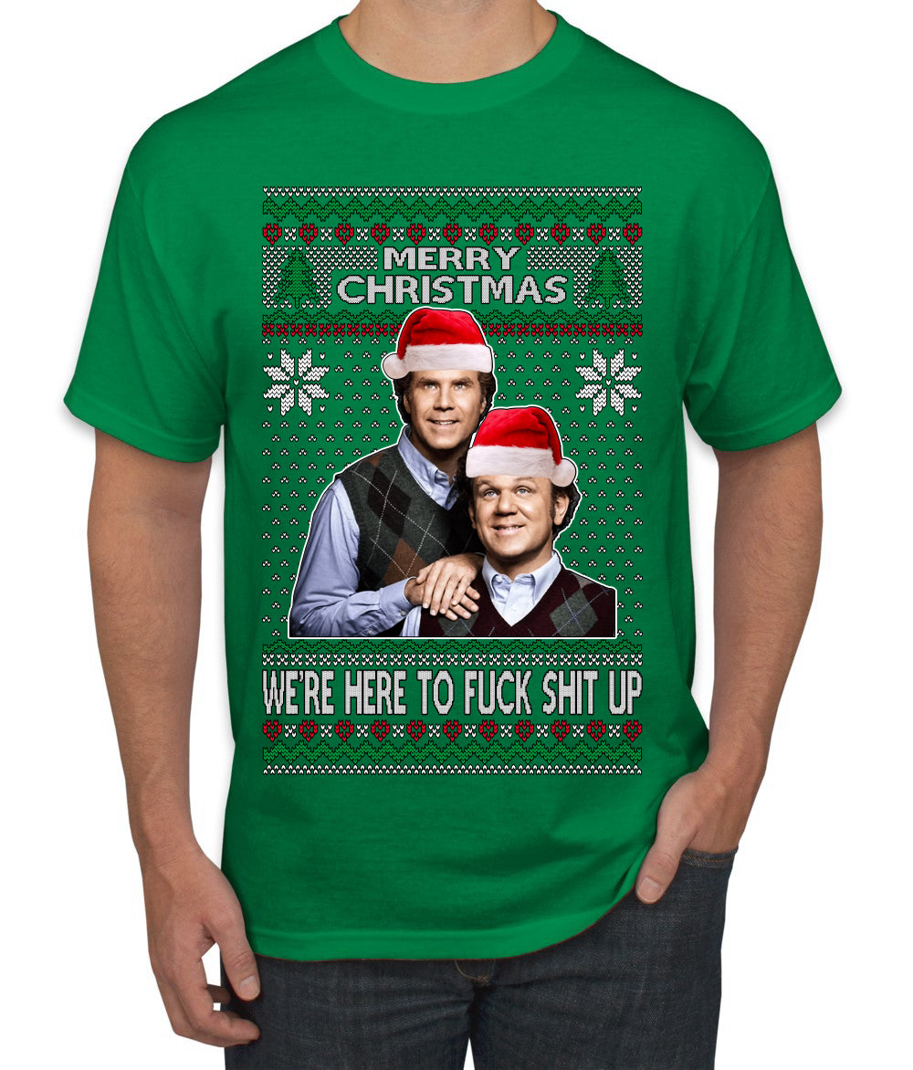 New Step Brothers Funny Movie Funny Movie, Christmas Gifts, Funny Xmas Gift Idea, Ugly Christmas Sweater Men's T-Shirt