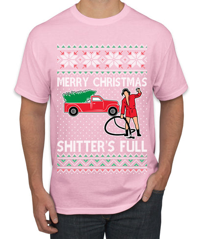 Cousin Eddie Merry Christmas Shitter's Full, Funny Christmas, Christmas Gifts, Funny Xmas Gift Idea, Ugly Christmas  Men's T-Shirt