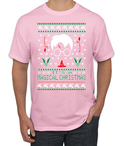 It's a Magical Christmas | Wizard Bolt, Christmas Gifts, Funny Xmas Gift Idea, Ugly Christmas Sweater Men's T-Shirt