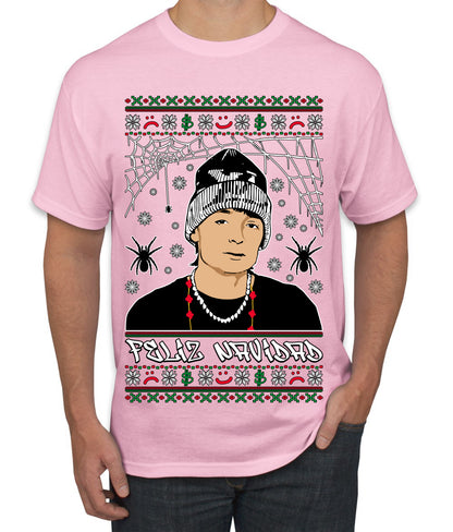 Peso Feliz Navidad Pluma, Feliz Navidad,  Christmas Gifts, Funny Xmas Gift Idea, Ugly Christmas Sweater Men's T-Shirt