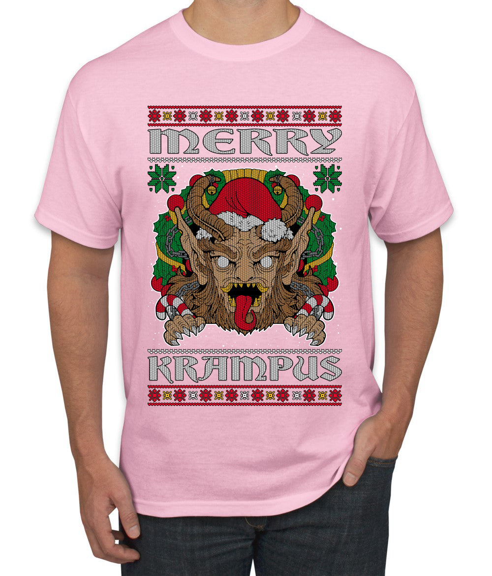 Merry Krampus Scary Xmas Movie, Christmas Gifts, Funny Xmas Gift Idea, Ugly Christmas Sweater Men's T-Shirt
