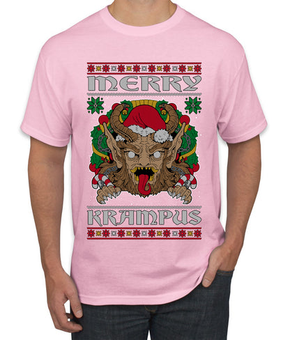 Merry Krampus Scary Xmas Movie, Christmas Gifts, Funny Xmas Gift Idea, Ugly Christmas Sweater Men's T-Shirt