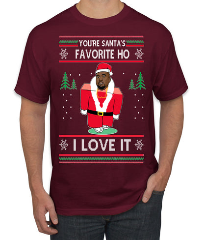 Santas Favorite Ho | Xmas Ye I Love It, Christmas Gifts, Funny Xmas Gift Idea, Ugly Christmas Sweater Men's T-Shirt