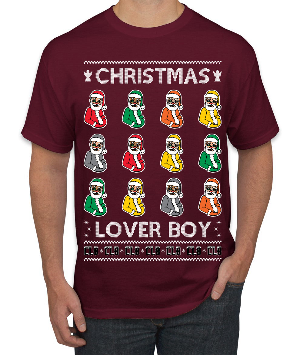 Christmas Lover Boy Funny Santa Rapper, Christmas Gifts, Funny Xmas Gift Idea, Ugly Christmas Sweater Men's T-Shirt