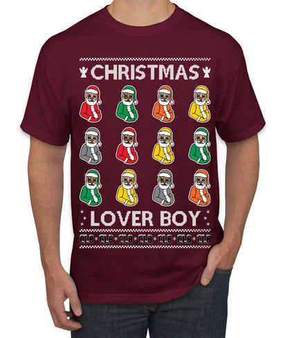 Christmas Lover Boy Funny Santa Rapper, Christmas Gifts, Funny Xmas Gift Idea, Ugly Christmas Sweater Men's T-Shirt