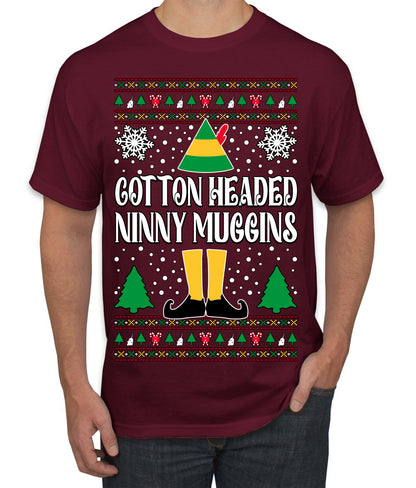 Cotton Headed Muggins Christmas Movie Quote, Christmas Gifts, Funny Xmas Gift Idea, Ugly Christmas Sweater Men's T-Shirt