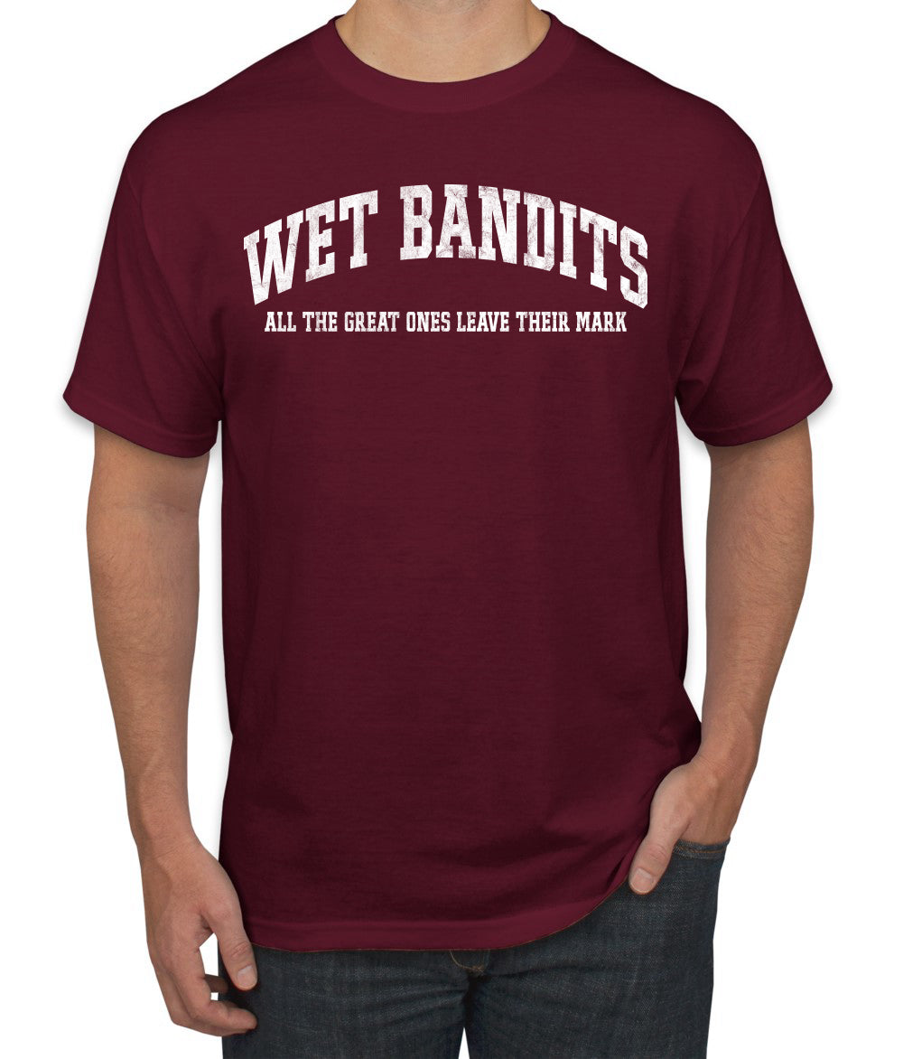 Vintage Movie Quote Wet Bandits Leave They're Mark, Christmas Gifts, Funny Xmas Gift Idea, Ugly Christmas Sweater Men's T-Shirt