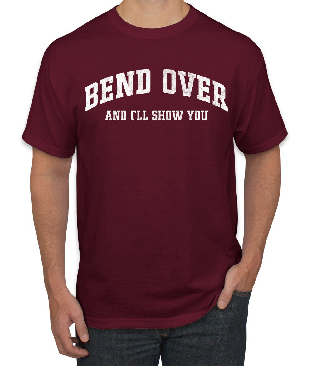 Vintage Movie Quote Bend Over And I'll Show You, Christmas Gifts, Funny Xmas Gift Idea, Ugly Christmas Sweater Men's T-Shirt