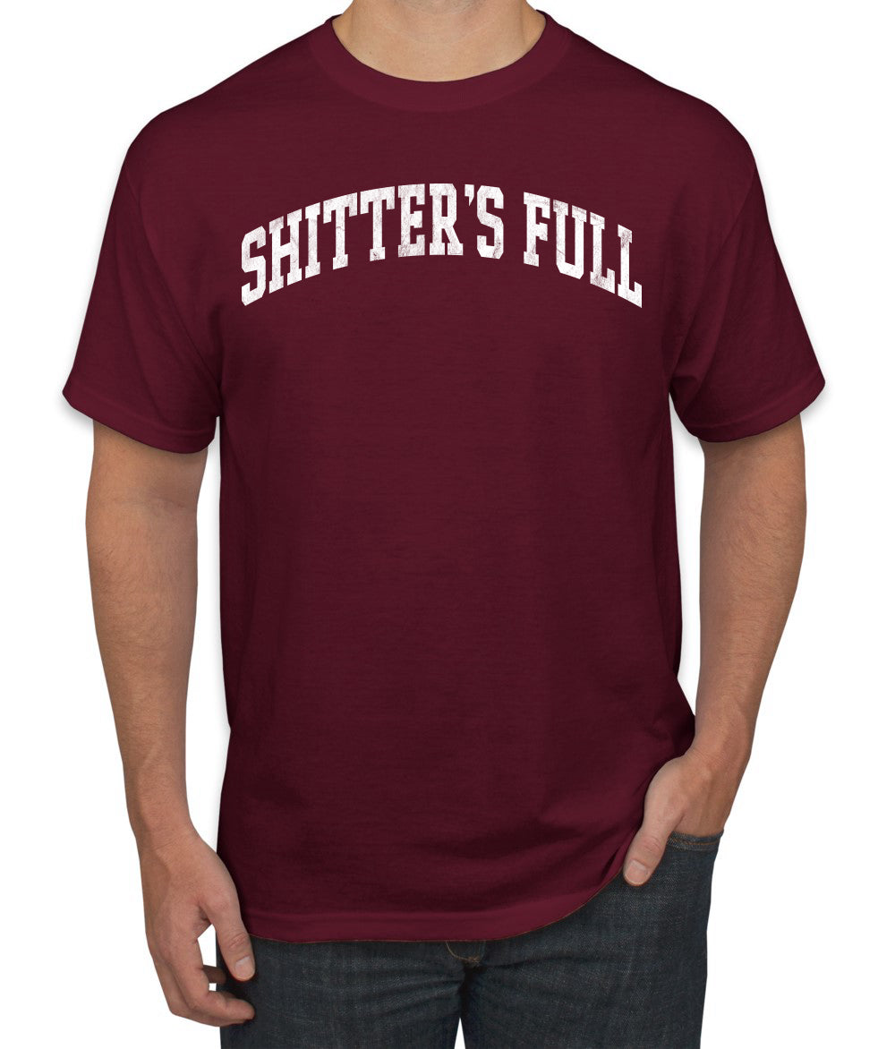 Vintage Movie Quote Shitter's Full, Christmas Gifts, Funny Xmas Gift Idea, Ugly Christmas Sweater Men's T-Shirt