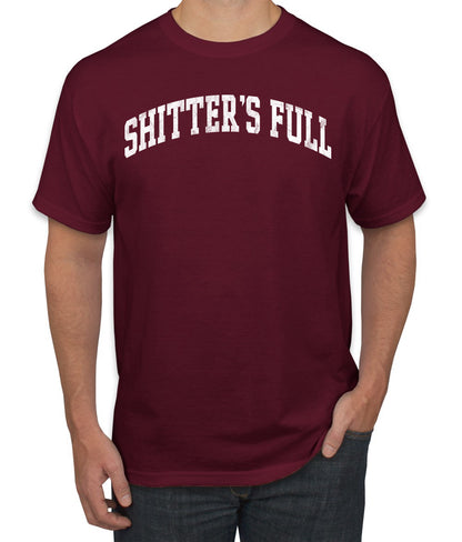Vintage Movie Quote Shitter's Full, Christmas Gifts, Funny Xmas Gift Idea, Ugly Christmas Sweater Men's T-Shirt