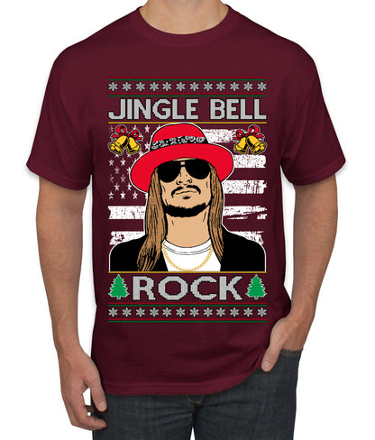 Kid RapperJingle Bell Rock  Country Music, Christmas Gifts, Funny Xmas Gift Idea Ugly Christmas Sweater Men's T-Shirt