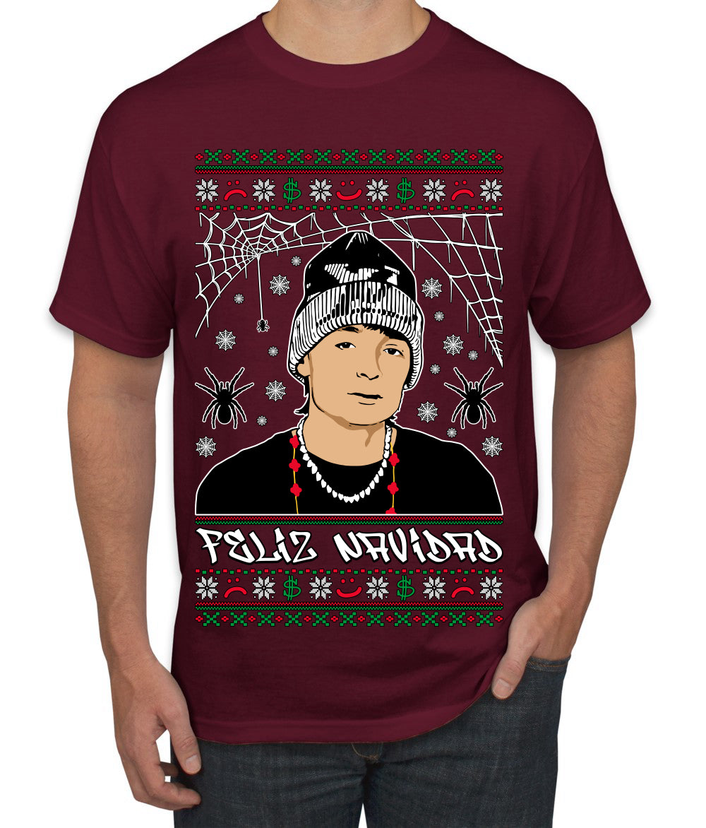 Peso Feliz Navidad Pluma, Feliz Navidad,  Christmas Gifts, Funny Xmas Gift Idea, Ugly Christmas Sweater Men's T-Shirt