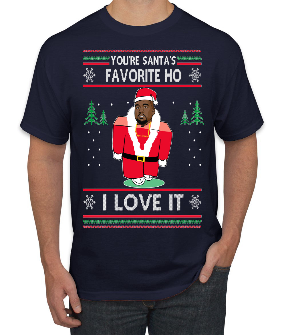 Santas Favorite Ho | Xmas Ye I Love It, Christmas Gifts, Funny Xmas Gift Idea, Ugly Christmas Sweater Men's T-Shirt