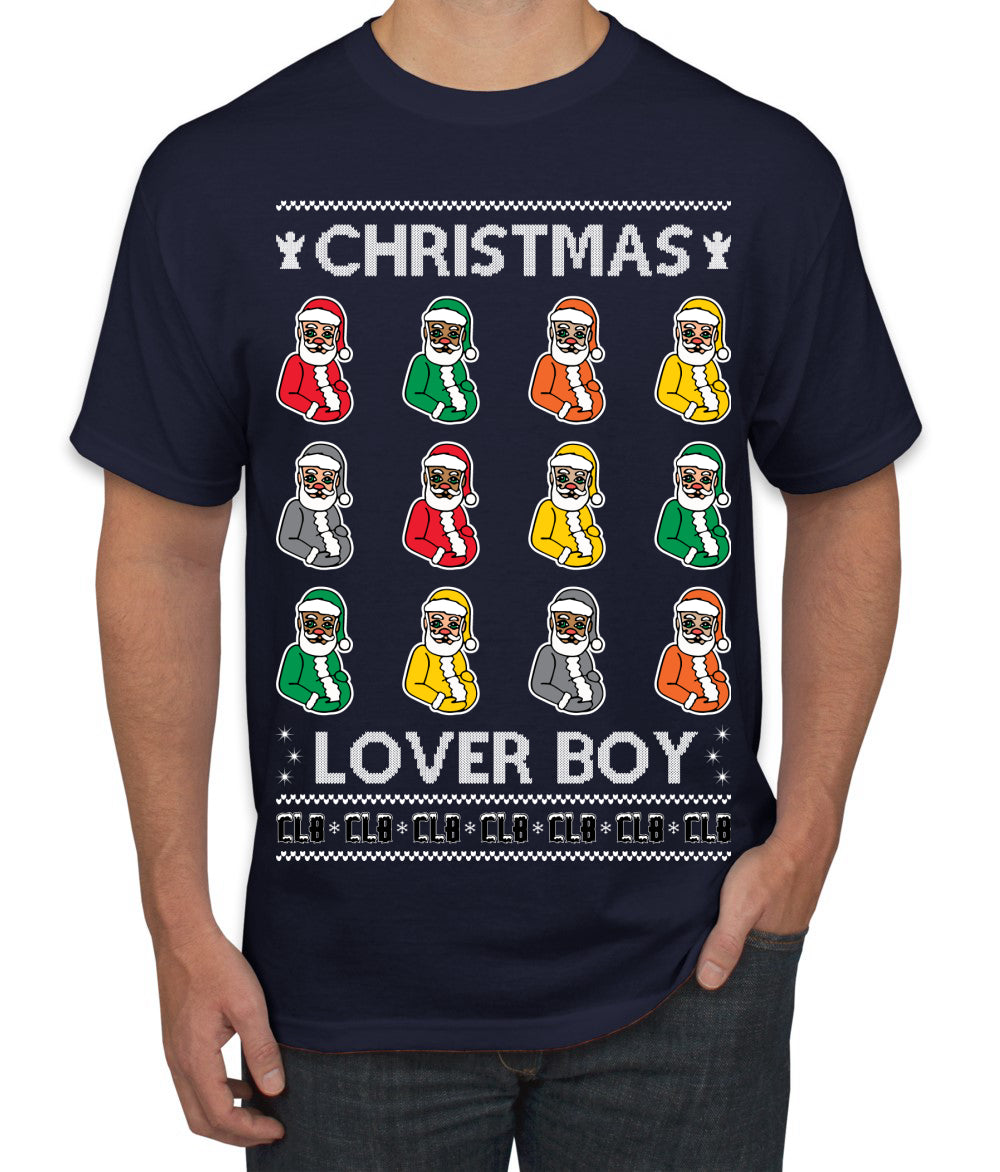 Christmas Lover Boy Funny Santa Rapper, Christmas Gifts, Funny Xmas Gift Idea, Ugly Christmas Sweater Men's T-Shirt
