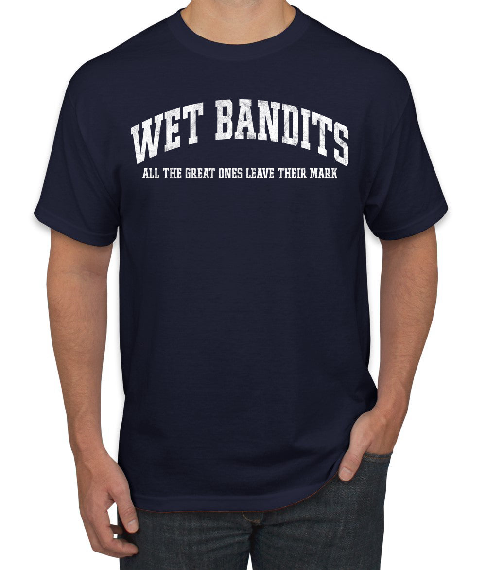 Vintage Movie Quote Wet Bandits Leave They're Mark, Christmas Gifts, Funny Xmas Gift Idea, Ugly Christmas Sweater Men's T-Shirt