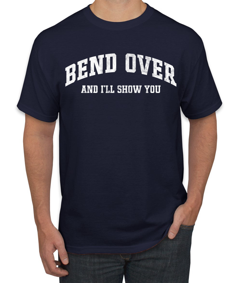 Vintage Movie Quote Bend Over And I'll Show You, Christmas Gifts, Funny Xmas Gift Idea, Ugly Christmas Sweater Men's T-Shirt