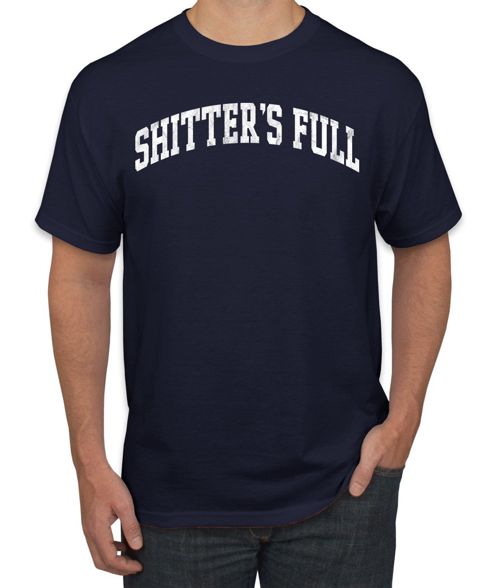 Vintage Movie Quote Shitter's Full, Christmas Gifts, Funny Xmas Gift Idea, Ugly Christmas Sweater Men's T-Shirt