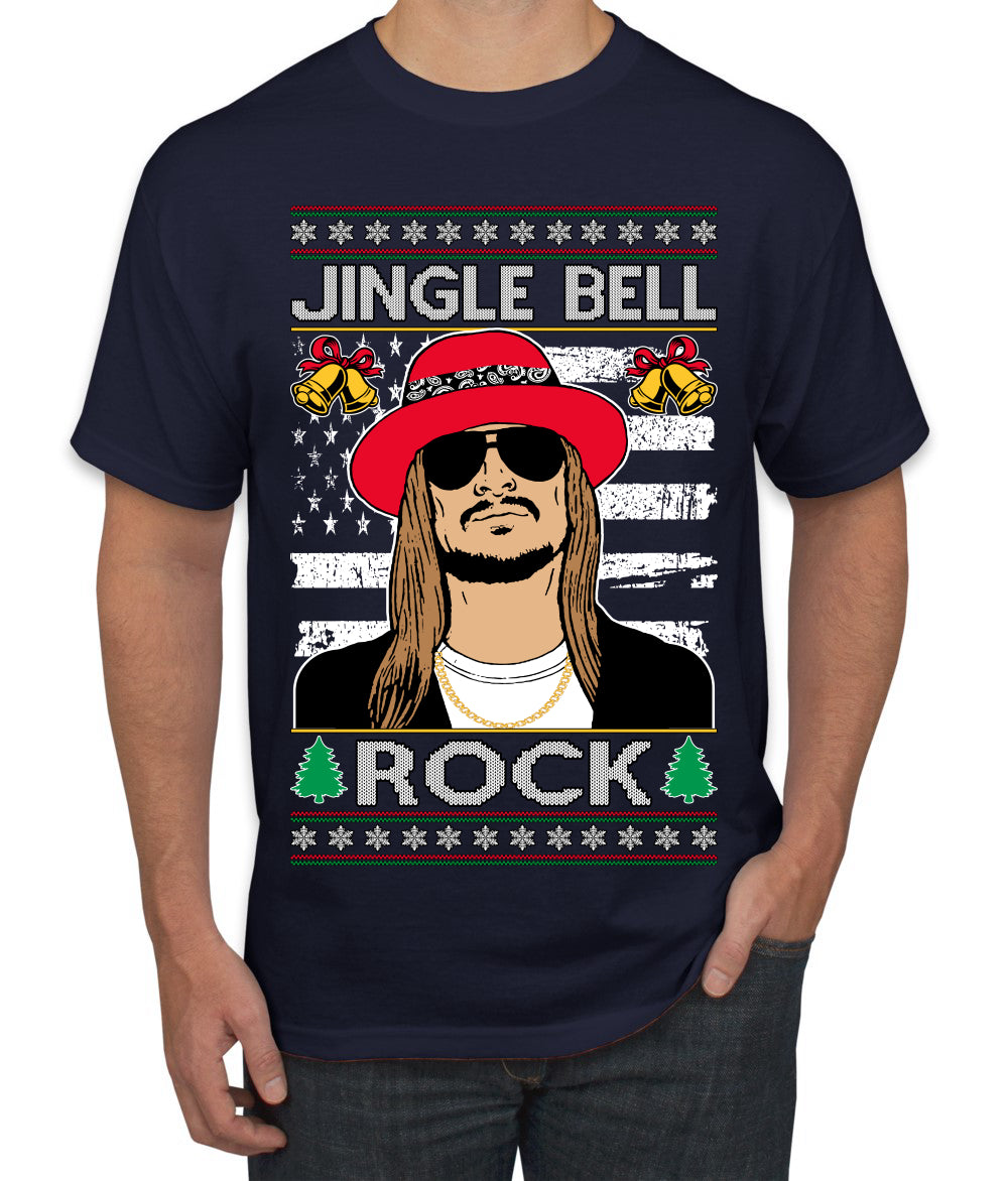 Kid RapperJingle Bell Rock  Country Music, Christmas Gifts, Funny Xmas Gift Idea Ugly Christmas Sweater Men's T-Shirt