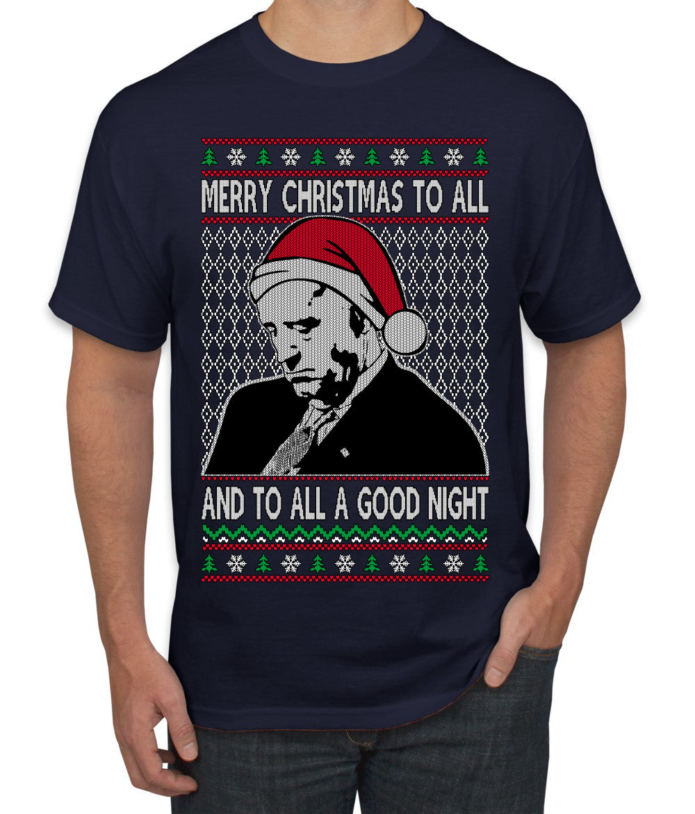 A Good Night Sleepy Joe Merry Xmas To All,Christmas Gifts, Funny Xmas Gift Idea, Ugly Christmas Sweater Men's T-Shirt