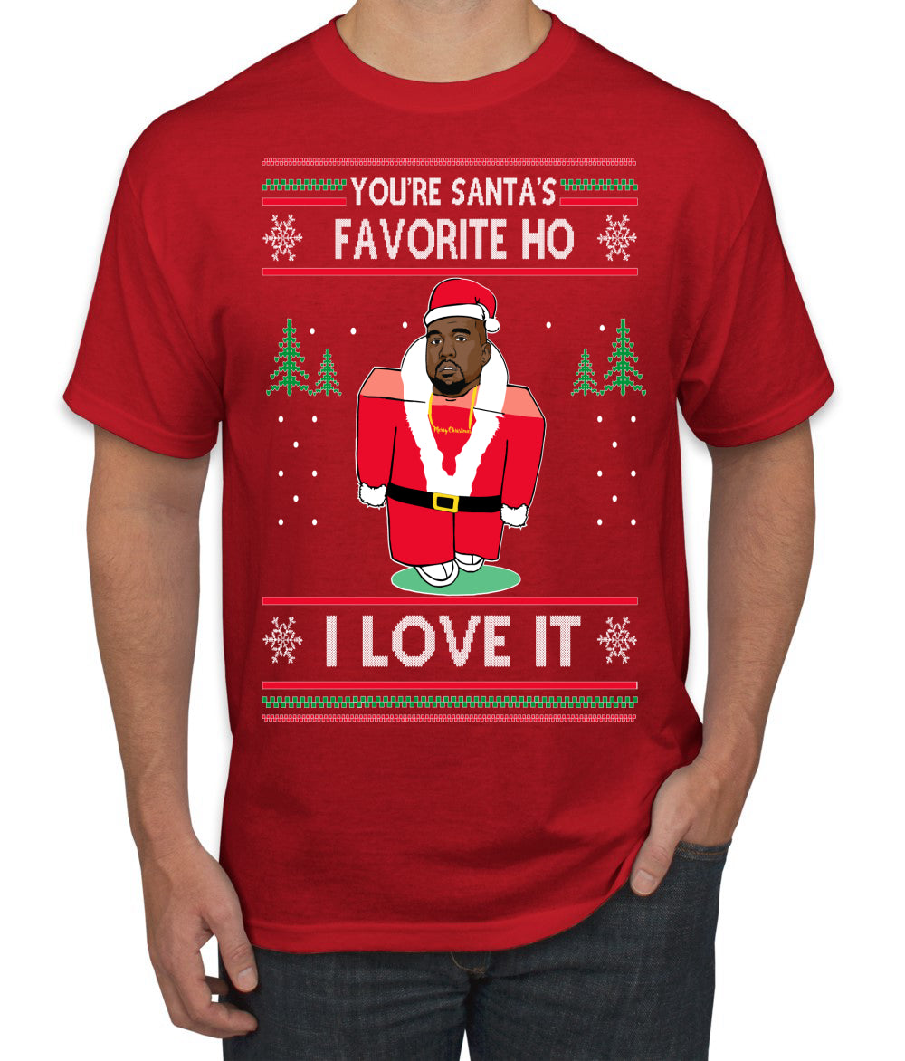 Santas Favorite Ho | Xmas Ye I Love It, Christmas Gifts, Funny Xmas Gift Idea, Ugly Christmas Sweater Men's T-Shirt
