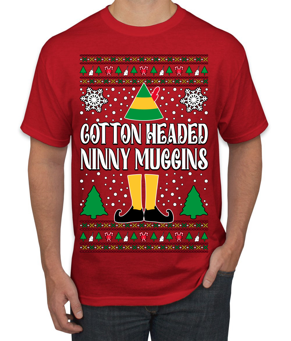 Cotton Headed Muggins Christmas Movie Quote, Christmas Gifts, Funny Xmas Gift Idea, Ugly Christmas Sweater Men's T-Shirt