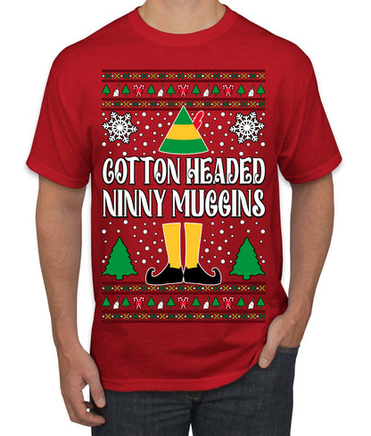 Cotton Headed Muggins Christmas Movie Quote, Christmas Gifts, Funny Xmas Gift Idea, Ugly Christmas Sweater Men's T-Shirt