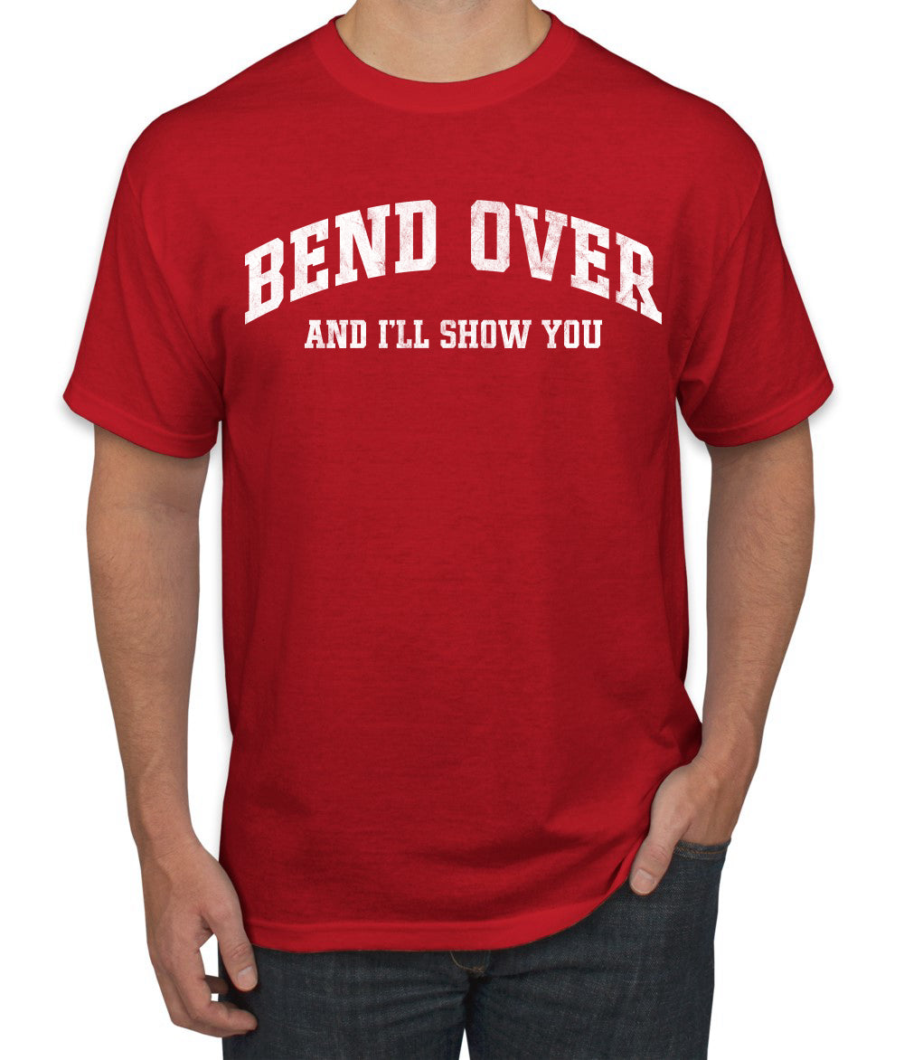 Vintage Movie Quote Bend Over And I'll Show You, Christmas Gifts, Funny Xmas Gift Idea, Ugly Christmas Sweater Men's T-Shirt