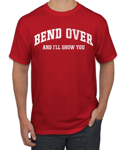 Vintage Movie Quote Bend Over And I'll Show You, Christmas Gifts, Funny Xmas Gift Idea, Ugly Christmas Sweater Men's T-Shirt