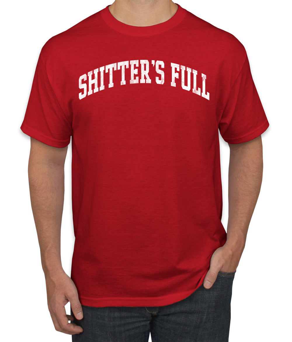 Vintage Movie Quote Shitter's Full, Christmas Gifts, Funny Xmas Gift Idea, Ugly Christmas Sweater Men's T-Shirt