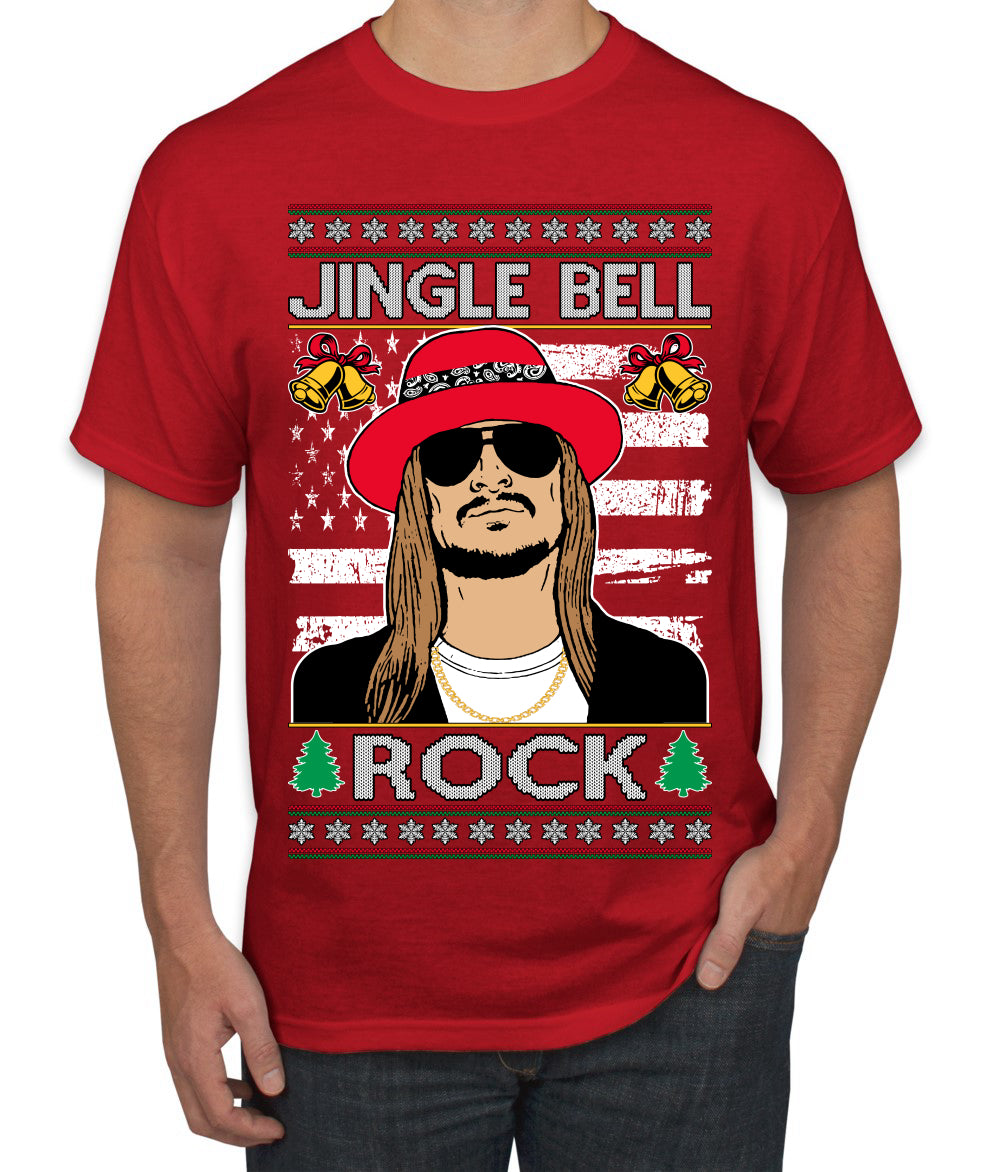 Kid RapperJingle Bell Rock  Country Music, Christmas Gifts, Funny Xmas Gift Idea Ugly Christmas Sweater Men's T-Shirt