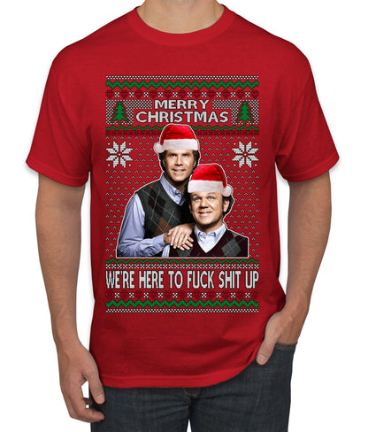 New Step Brothers Funny Movie Funny Movie, Christmas Gifts, Funny Xmas Gift Idea, Ugly Christmas Sweater Men's T-Shirt