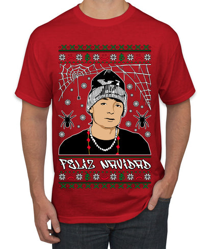 Peso Feliz Navidad Pluma, Feliz Navidad,  Christmas Gifts, Funny Xmas Gift Idea, Ugly Christmas Sweater Men's T-Shirt