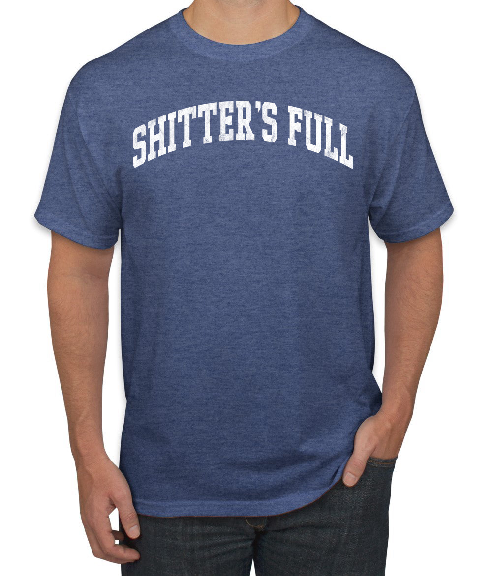 Vintage Movie Quote Shitter's Full, Christmas Gifts, Funny Xmas Gift Idea, Ugly Christmas Sweater Men's T-Shirt